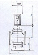 ZAZQ ZAZX電動三通合流、分流調(diào)節(jié)閥結(jié)構(gòu)圖