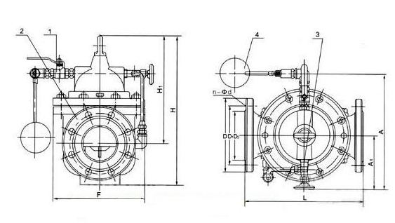 遙控浮球閥結(jié)構(gòu)圖